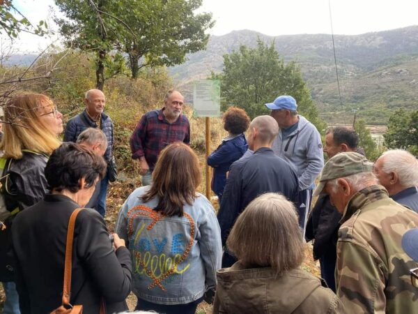 inauguration du chemin de poésie en Corse